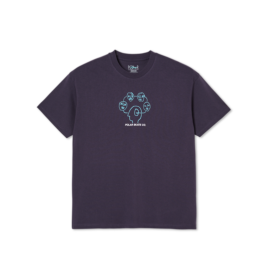 POLAR HEAD SPACE TEE DARK VIOLET