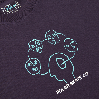 T-shirt POLAR HEAD SPACE VIOLET FONCÉ