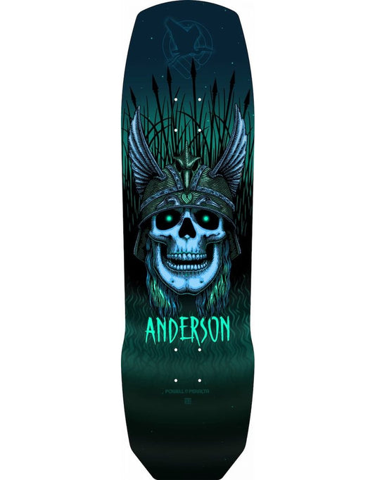 POWELL PERALTA ANDY ANDERSON HERON SKULL DECK 9.13