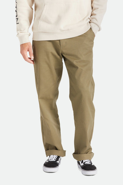 BRIXTON CHOICE CHINO RELAXED PANT MILITARY OLIVE
