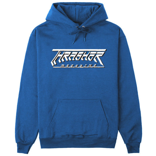 THRASHER FUTURE LOGO HOODIE ROYAL