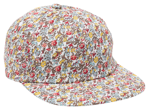 MINI CHAPEAU FLORAL MIXTE AUTOMNE 5 PANNEAUX STRAPBACK