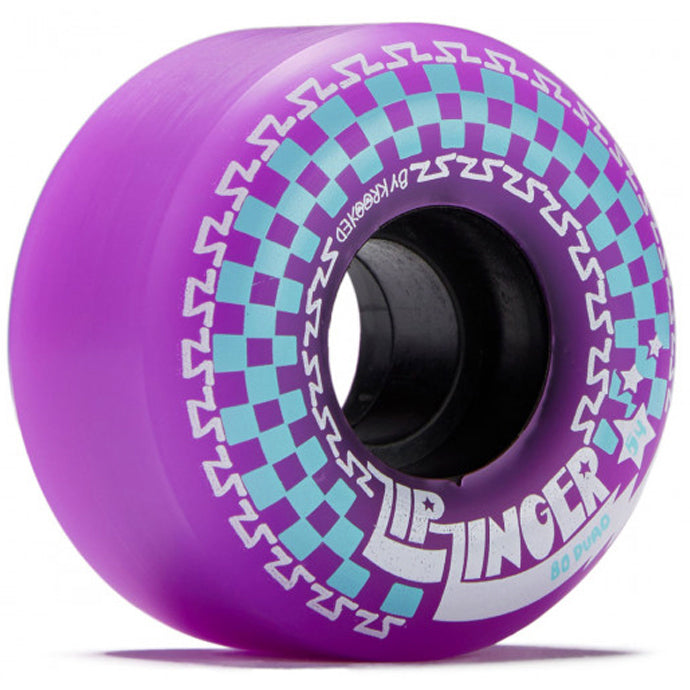 KROOKED ZIP ZINGER WHEELS 80 DUROMETER 54MM PURPLE